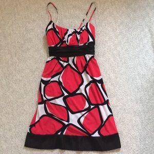 Spaghetti strap dress ribbon tie